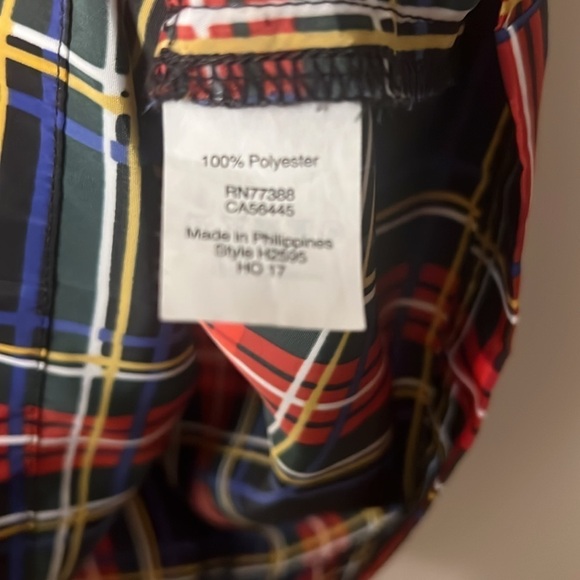 J. Crew Ruffled Sleeveless Black and Red Blouse 310 - Picture 10 of 10